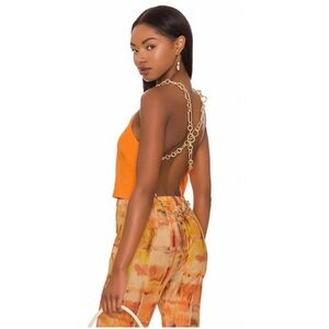 Cult Gaia Joey Top in Apricot New Size Large